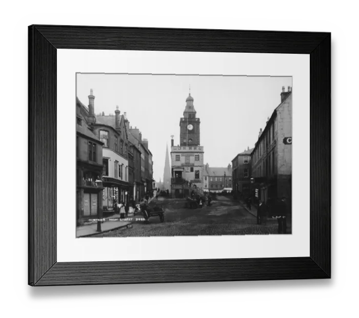 Framed Print : Dumfries High Street Framed Print : Dumfries High Street