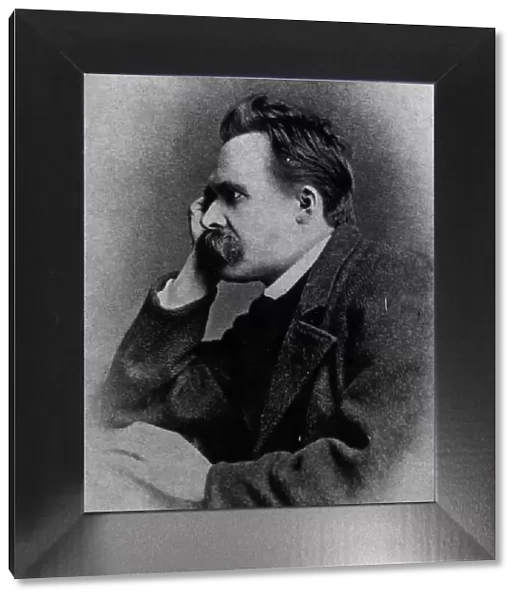 Nietzsche. circa 1885: German philosopher Friedrich Nietzsche (1844 - 1900)