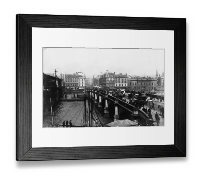 Framed Print : Broomie Law Bridge Framed Print : Broomie Law Bridge