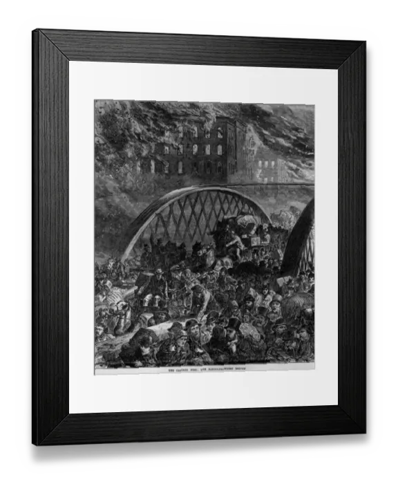 Framed Print : Chicago Fire Framed Print : Chicago Fire