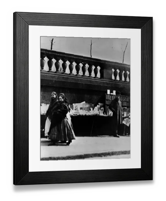 Framed Print : Street Bookstall