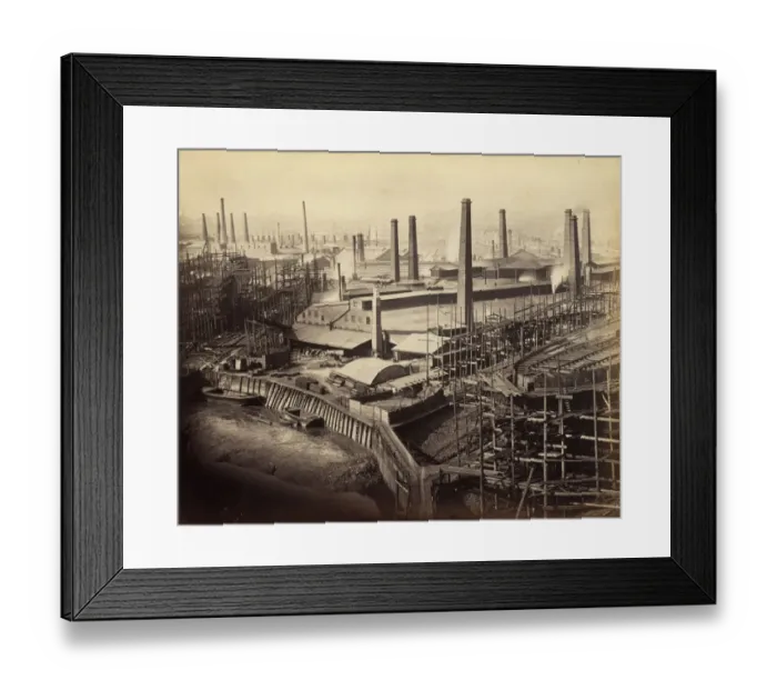 Framed Print : Dockside Industry Framed Print : Dockside Industry