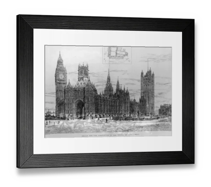 Framed Print : Parliament Design Framed Print : Parliament Design