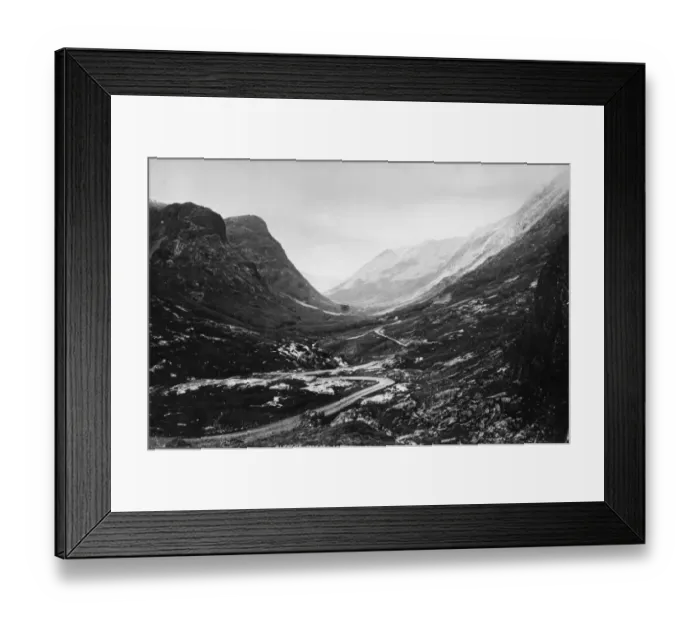 Framed Print : Glencoe Pass Framed Print : Glencoe Pass