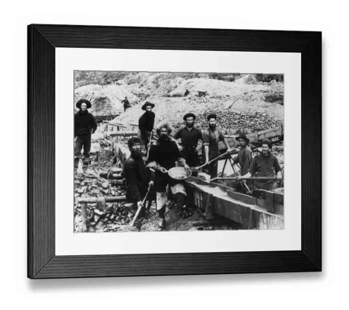 Framed Print : Klondike Miners Framed Print : Klondike Miners