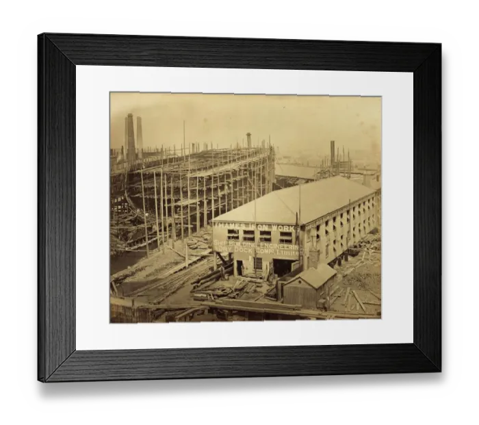 Framed Print : Dock Works Framed Print : Dock Works