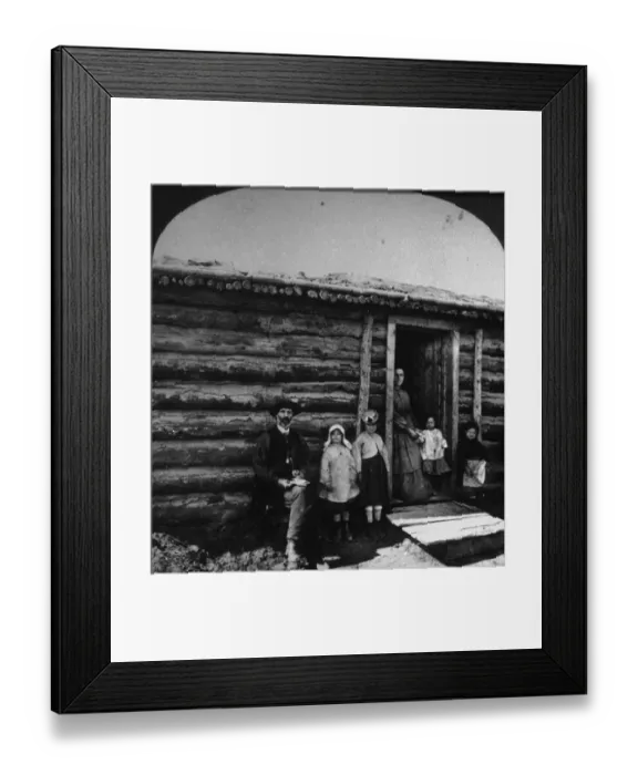 Framed Print : Old West Homestead Portrait Framed Print : Old West Homestead Portrait