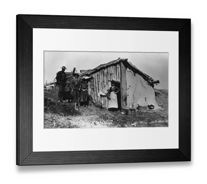 Framed Print : Old West Homestead Portrait Framed Print : Old West Homestead Portrait