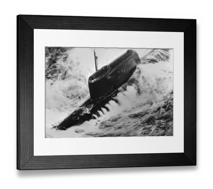 Framed Print : K-19. The Russian Hotel class nuclear submarine K-19 pictured 700 miles Framed Print : K-19. The Russian Hotel class nuclear submarine K-19 pictured 700 miles