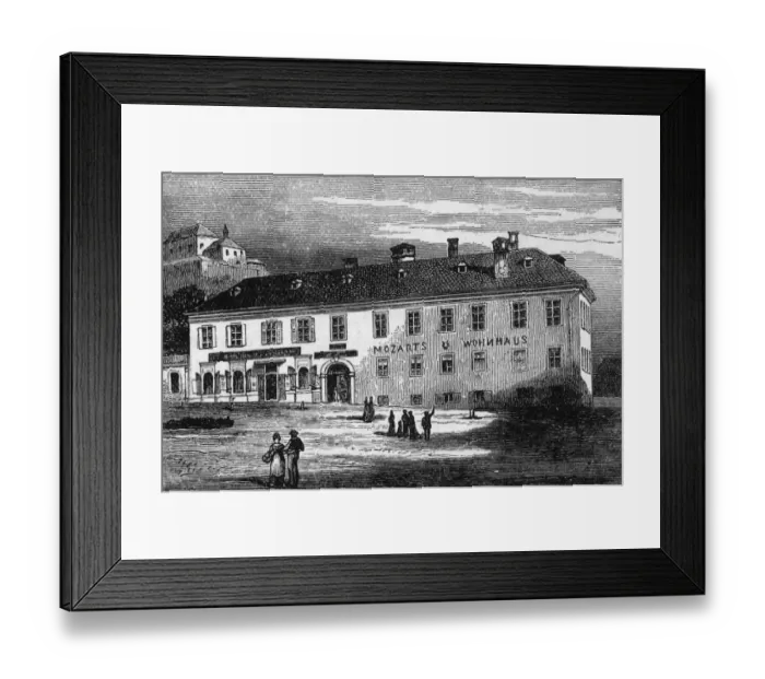 Framed Print : Mozarts House Framed Print : Mozarts House