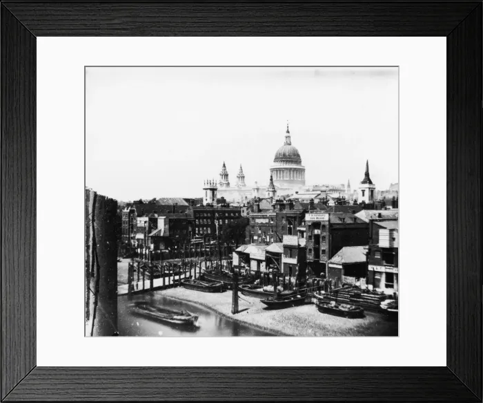 Framed Print : Warehouses And Cathedral Framed Print : Warehouses And Cathedral