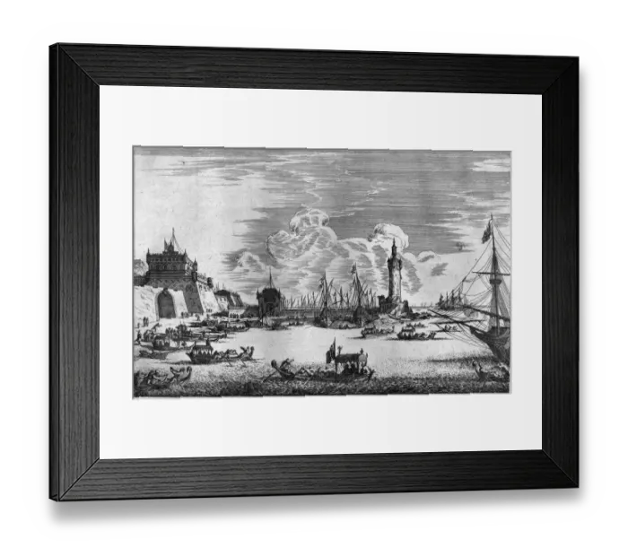 Framed Print : Naples Harbour Framed Print : Naples Harbour