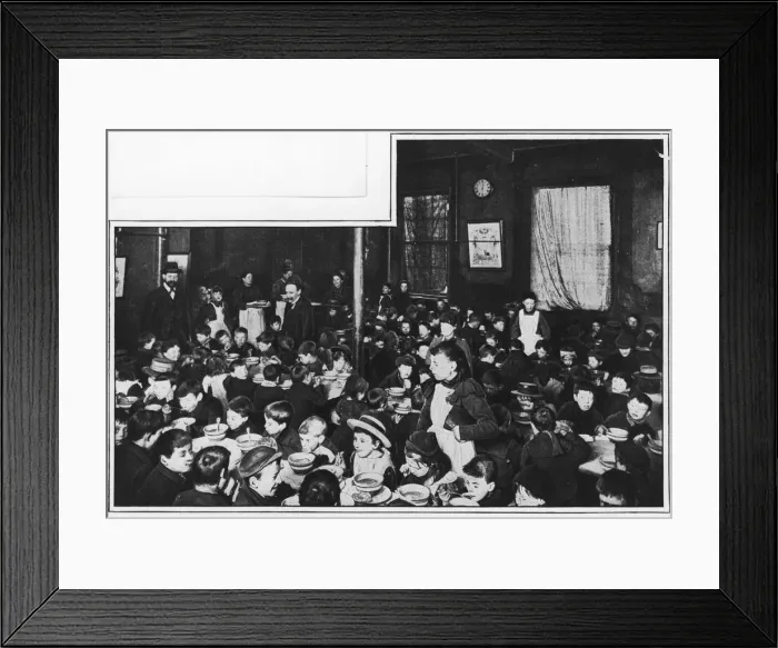 Framed Print : Board School Dinner Framed Print : Board School Dinner