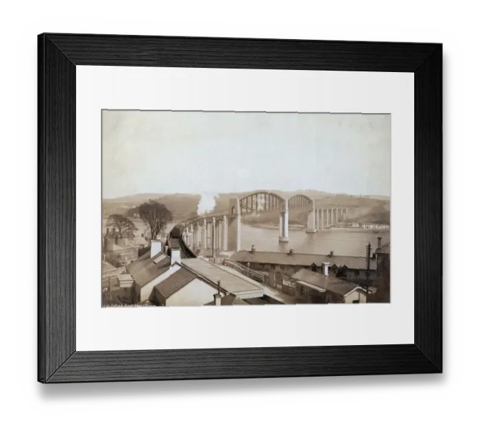 Framed Print : Train Over The Tamar