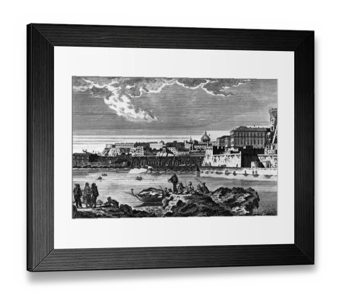Framed Print : Naples From The Sea Framed Print : Naples From The Sea