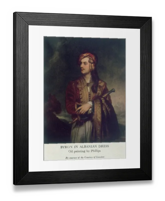 Framed Print : Lord Byron Framed Print : Lord Byron