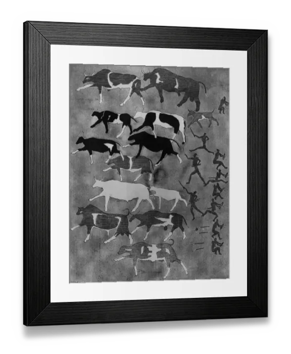 Framed Print : Cave Painting Framed Print : Cave Painting