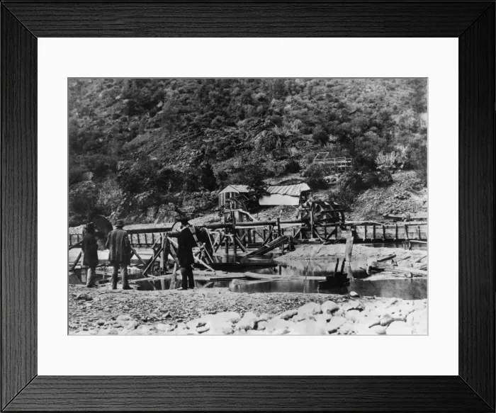 Framed Print : Gold Mining Framed Print : Gold Mining
