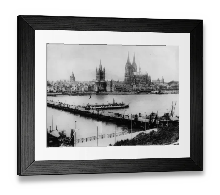 Framed Print : Cologne Rhine Framed Print : Cologne Rhine