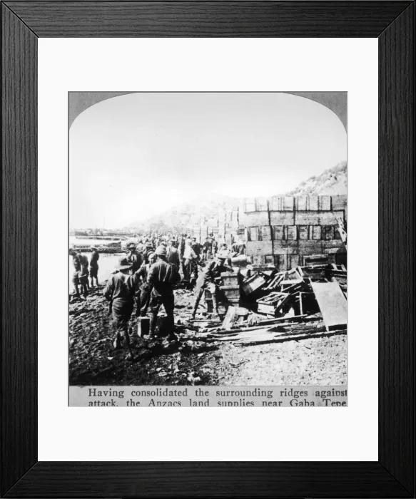Framed Print : Logistics At Gallipoli Framed Print : Logistics At Gallipoli