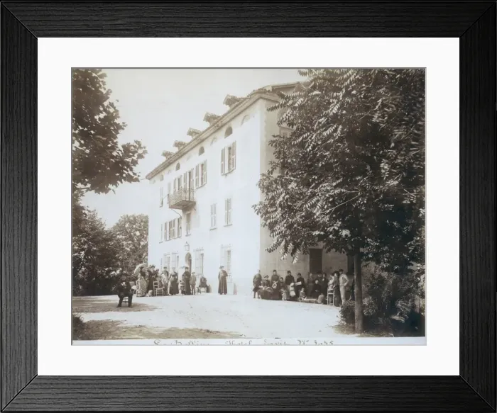 Framed Print : Vaucluse. Hotel Savil in Bollene, in the French department of Vaucluse, 1875 Framed Print : Vaucluse. Hotel Savil in Bollene, in the French department of Vaucluse, 1875