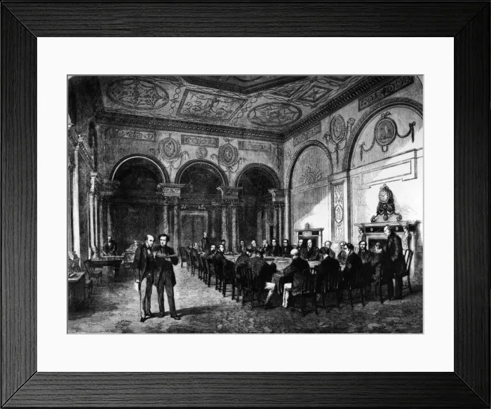 Framed Print : Bank Parlour Framed Print : Bank Parlour