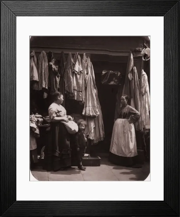 Framed Print : Second Hand Clothes Framed Print : Second Hand Clothes