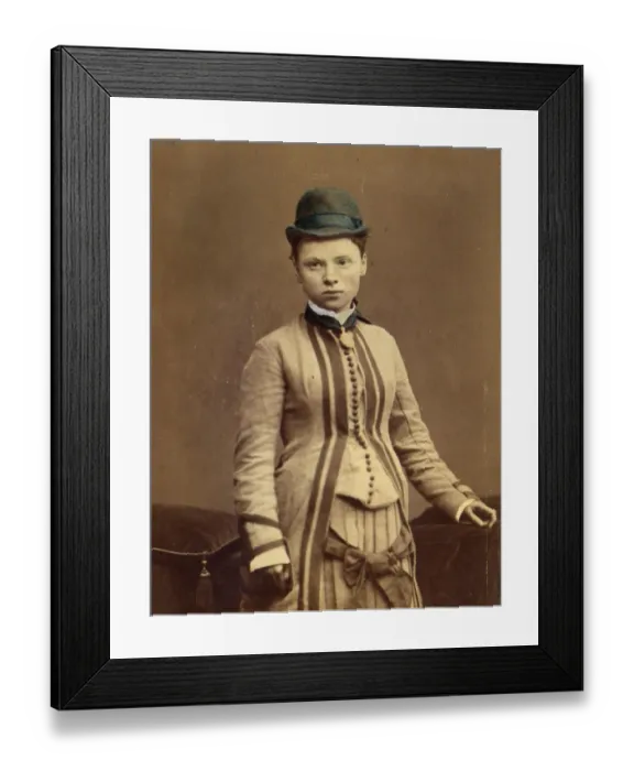 Framed Print : Fashion Bowler Framed Print : Fashion Bowler