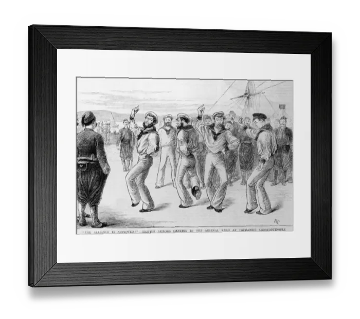 Framed Print : Jubilant Sailors Framed Print : Jubilant Sailors