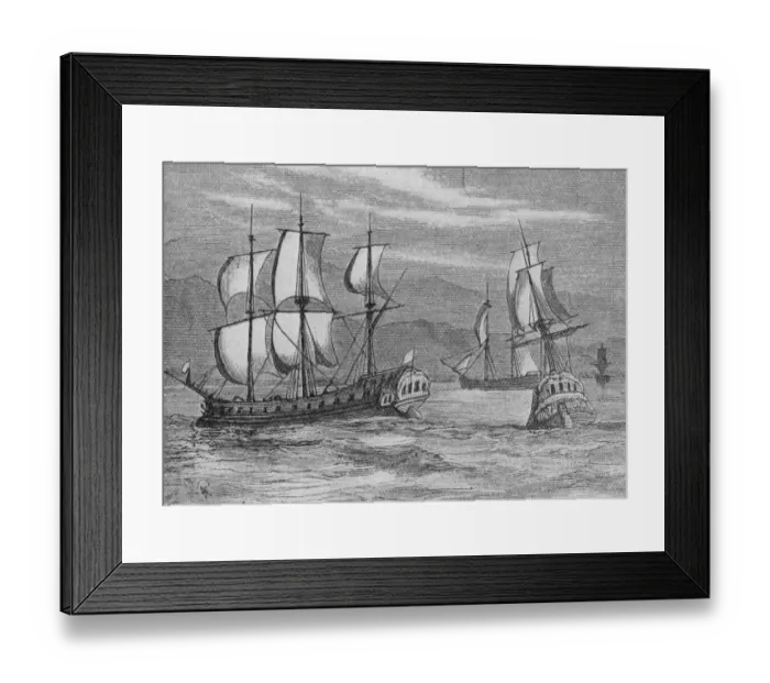 Framed Print : The First Fleet Framed Print : The First Fleet