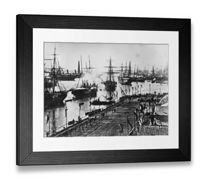 Framed Print : Suez Canal Opened Framed Print : Suez Canal Opened