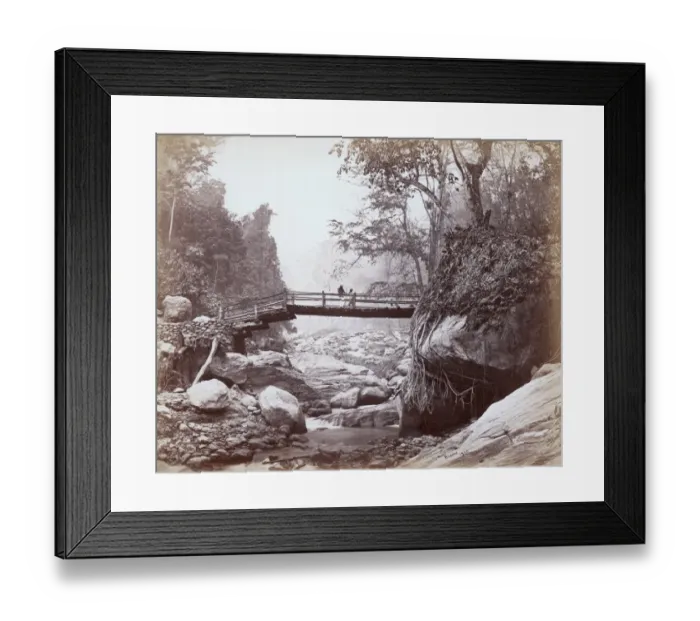 Framed Print : Darjeeling Bridge Framed Print : Darjeeling Bridge