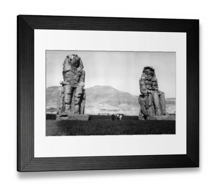 Framed Print : Colossi Of Memnon Framed Print : Colossi Of Memnon