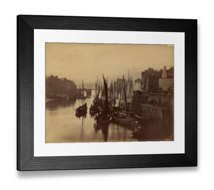Framed Print : Whitby Harbour Framed Print : Whitby Harbour