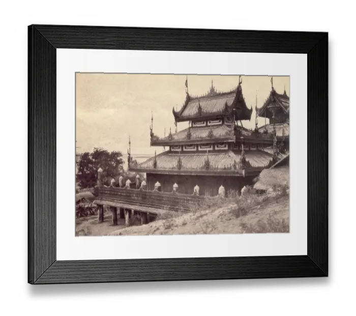 Framed Print : Burmese Monastery Framed Print : Burmese Monastery
