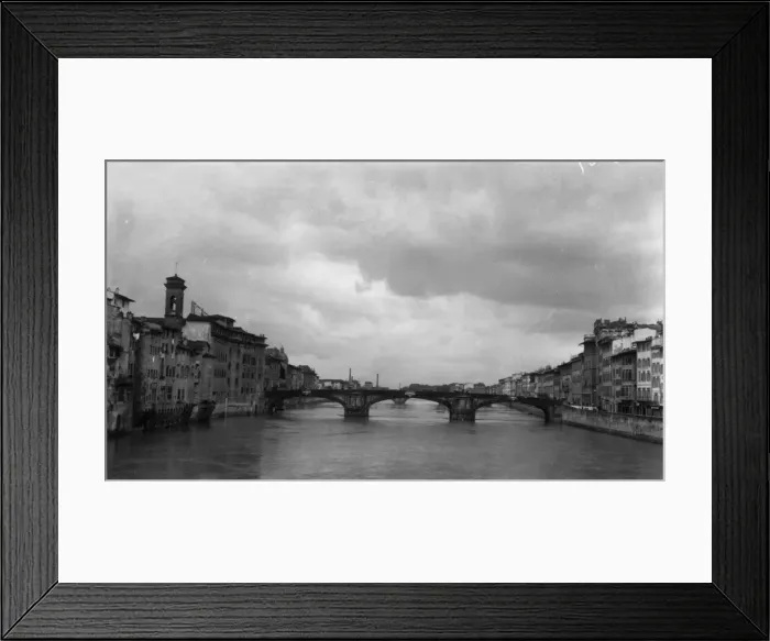 Framed Print : Florentine Bridge Framed Print : Florentine Bridge