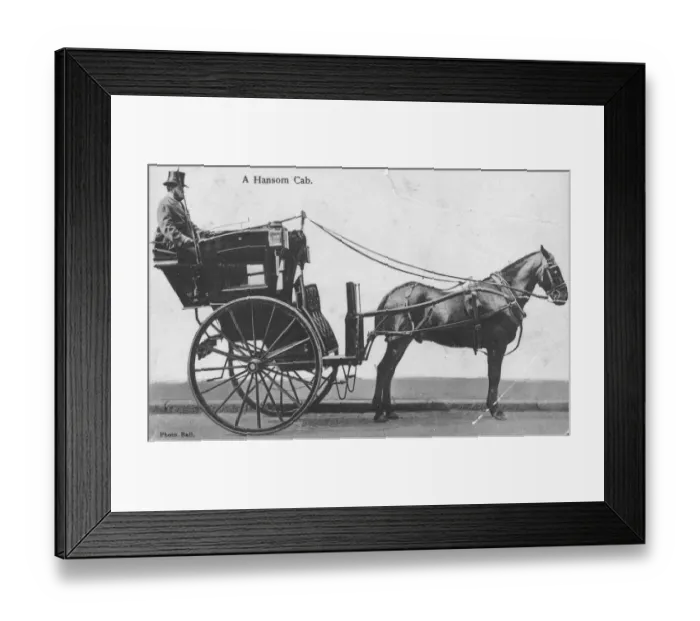 Framed Print : Hansom Cab Framed Print : Hansom Cab