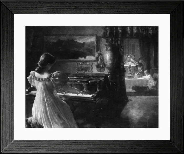Framed Print : Family Pianist Framed Print : Family Pianist