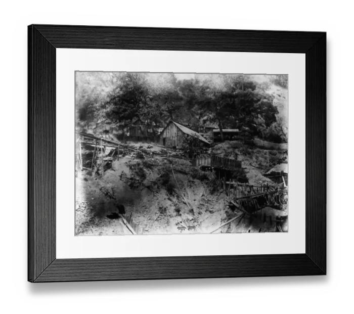 Framed Print : California Mine