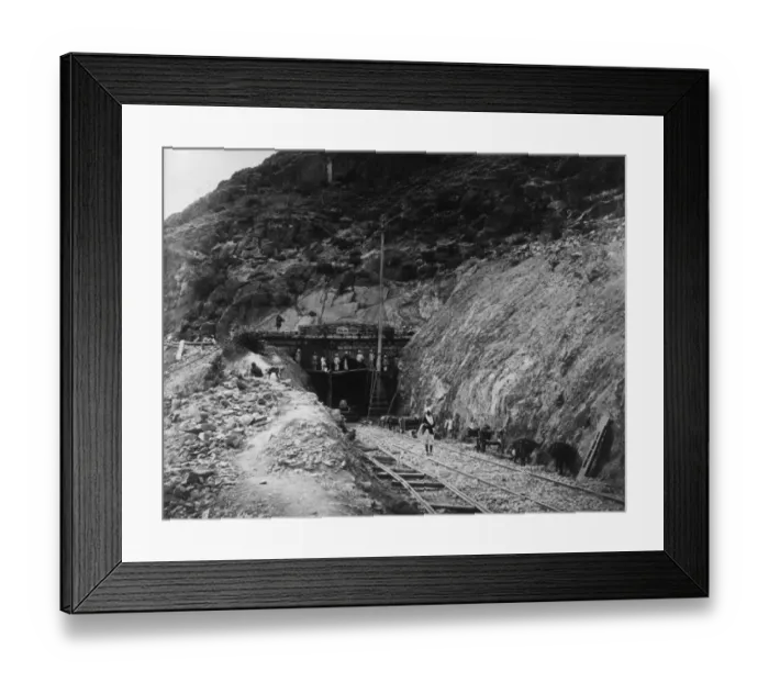 Framed Print : Indian Railway Tunnel Framed Print : Indian Railway Tunnel