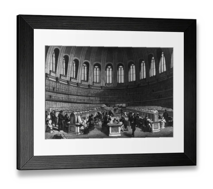 Framed Print : Reading Room Framed Print : Reading Room