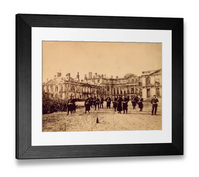 Framed Print : Prussians At Palace Framed Print : Prussians At Palace