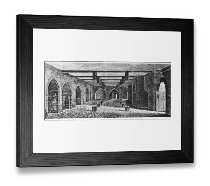 Framed Print : Powder Plot Cellar Framed Print : Powder Plot Cellar