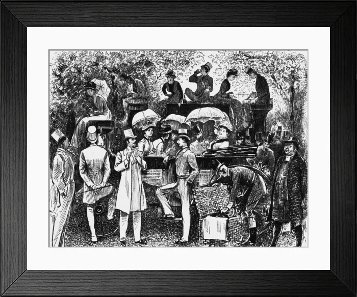 Framed Print : Picnic at Lord s Framed Print : Picnic at Lord s