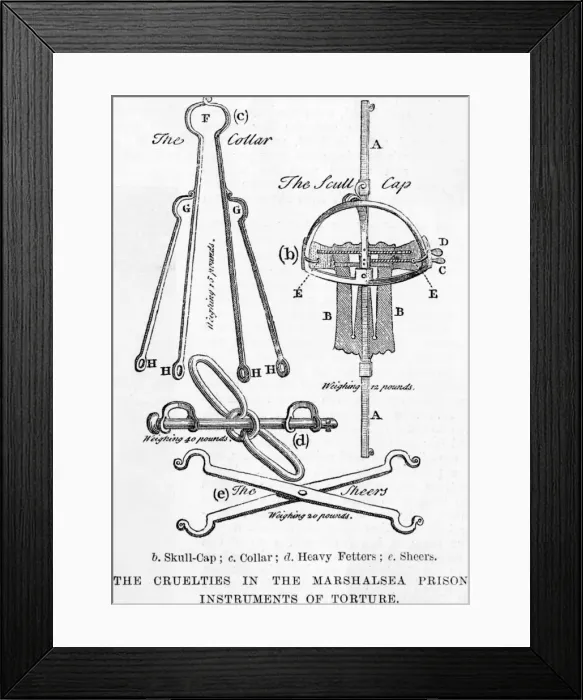 Framed Print : Tools Of Torture