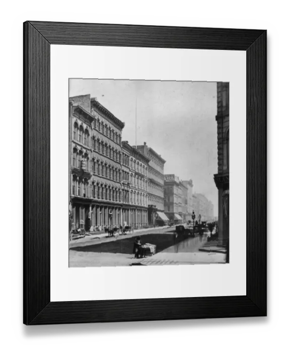 Framed Print : Windy City Street Framed Print : Windy City Street