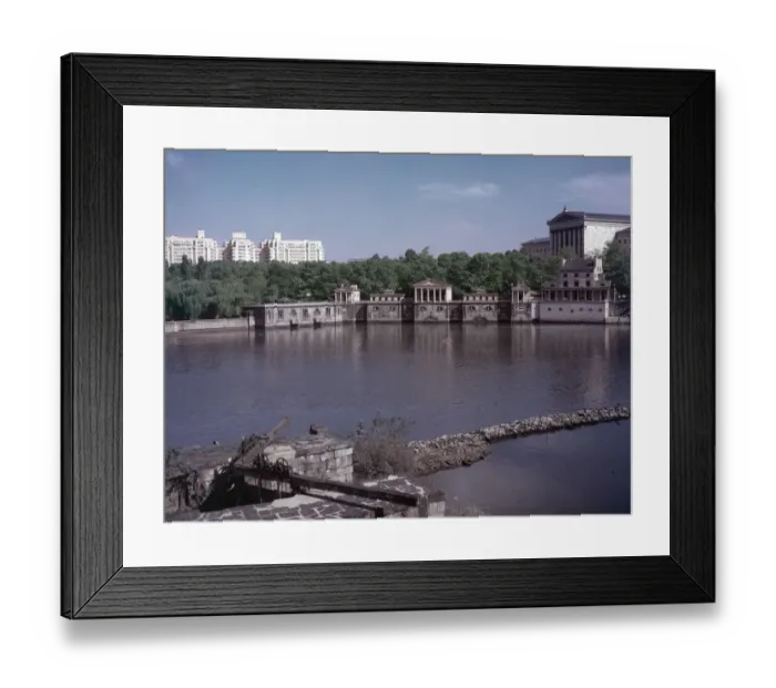 Framed Print : Fairmont Water Works Framed Print : Fairmont Water Works