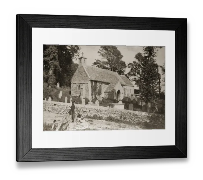 Framed Print : Bonchurch church on the Isle of Wight, circa 1870. (Photo by Hulton Archive / Getty Images) Framed Print : Bonchurch church on the Isle of Wight, circa 1870. (Photo by Hulton Archive / Getty Images)