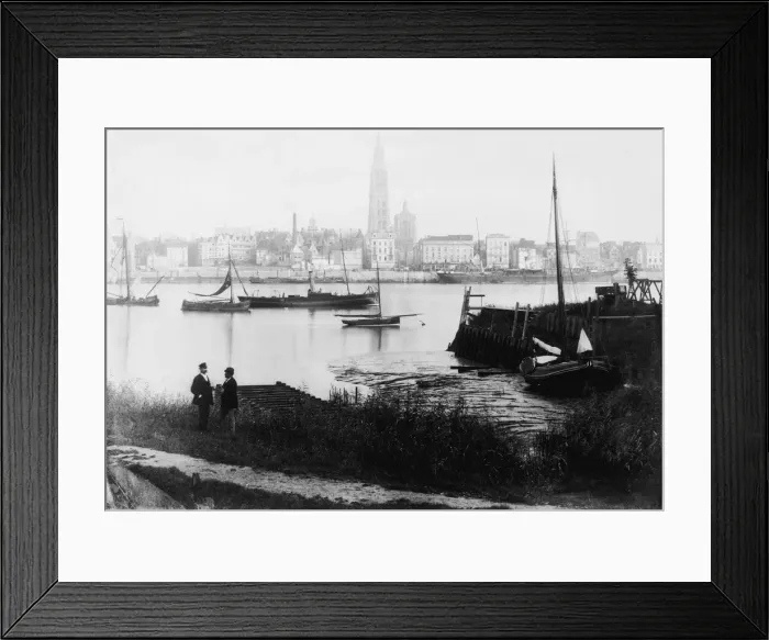 Framed Print : Antwerp Harbour Framed Print : Antwerp Harbour
