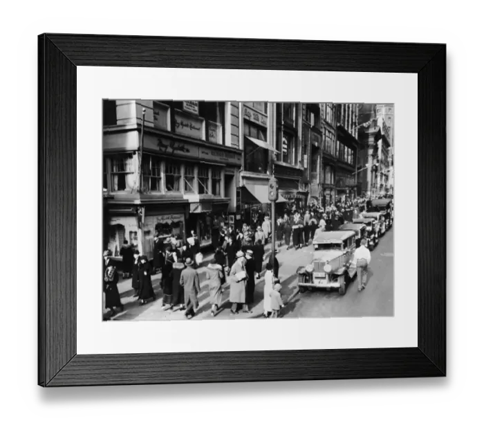 Framed Print : New York Street Scene Framed Print : New York Street Scene